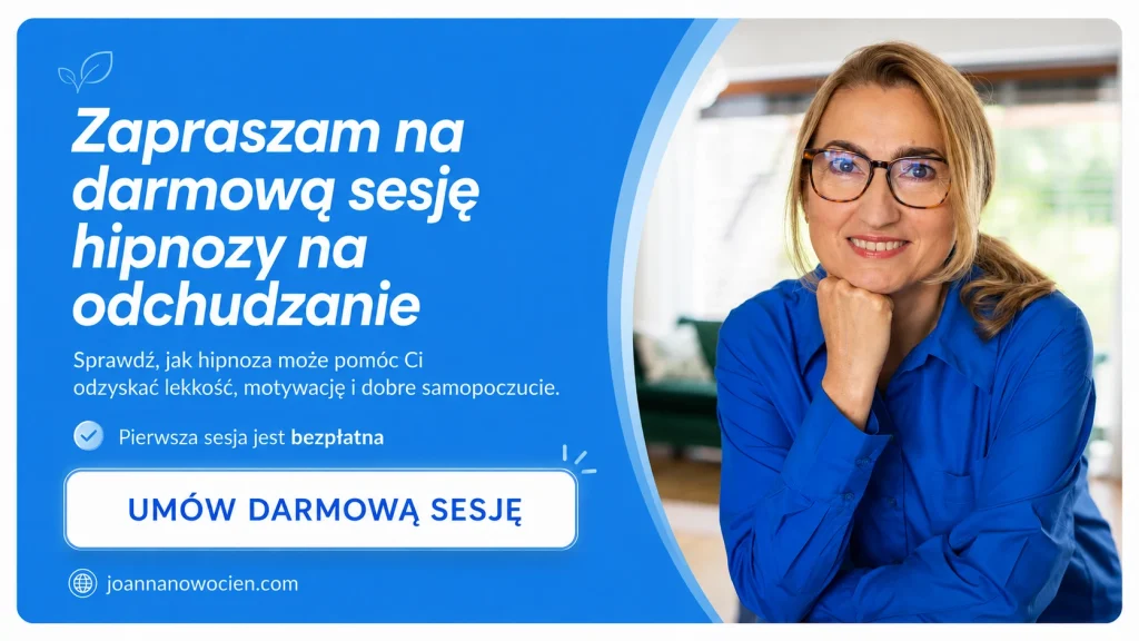 Darmowa sesja hipnozy na odchudzanie - umów się!